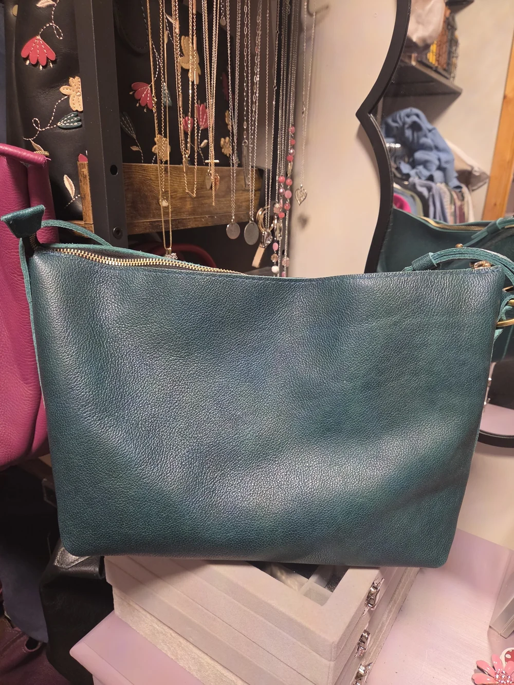 Portland Leather LG Slouchie-Seaglass